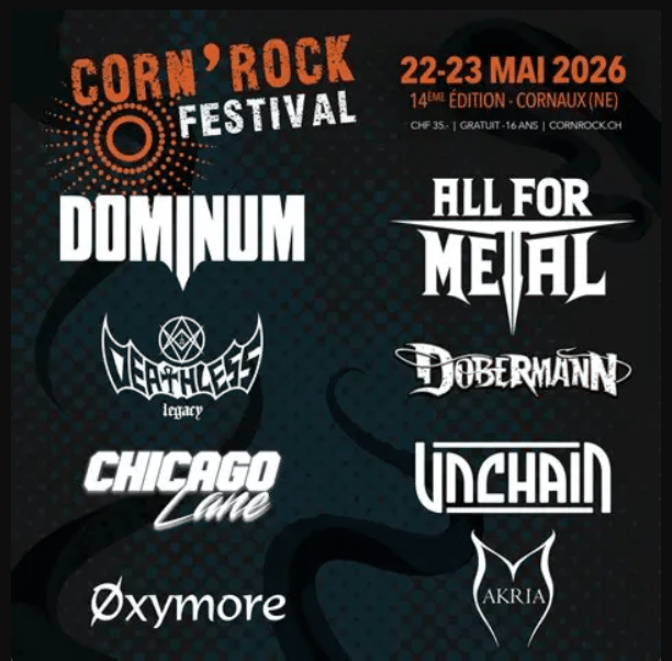 corn'rock festival line up 2026